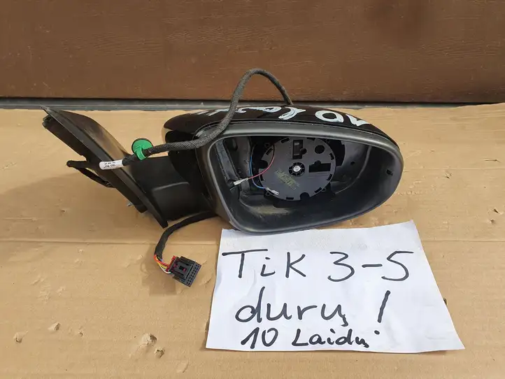Volkswagen Golf VI (2009 - 2013) 5K0857502 Боковое зеркало с электроприводом — фото 6