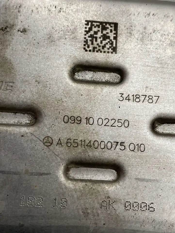 Mercedes-Benz C W204 (2007 - 2014) A6511400075 Охладитель клапана EGR — фото 4