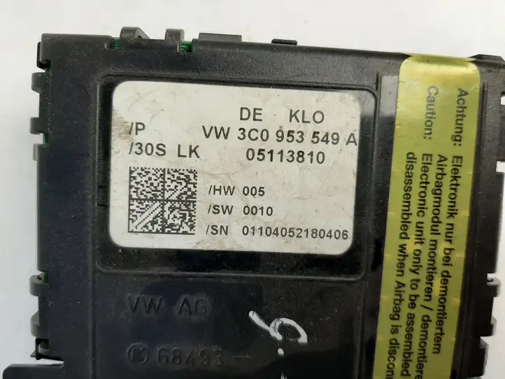 Volkswagen PASSAT B6 (2005 - 2010) 3C0953549A Датчик угла поворота руля — фото 2
