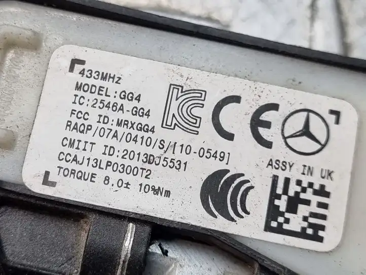 Mercedes-Benz A W176 (2012 - 2018) A0009050030 Датчик давления шин — фото 5
