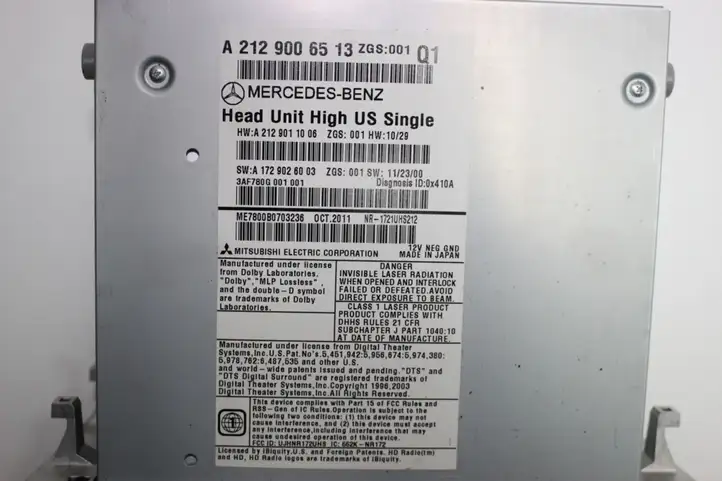 Mercedes-Benz E C207 W207 (2009 - 2017) A2129006513 Магнитола / мультимедийная система — фото 5