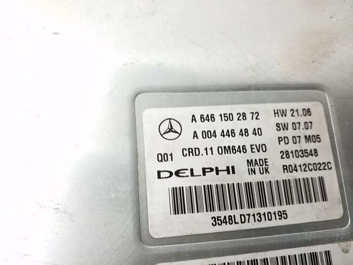 Mercedes-Benz E W211 (2002 - 2009)  A6461502872 Блок управления двигателя