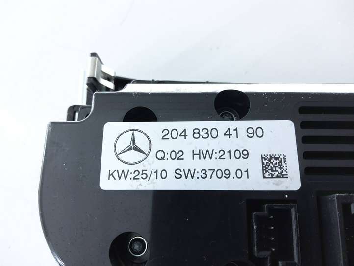 Mercedes-Benz C W204 (2007 - 2014)  2048304190 Блок управления кондиционера воздуха / климата/ печки (в салоне)