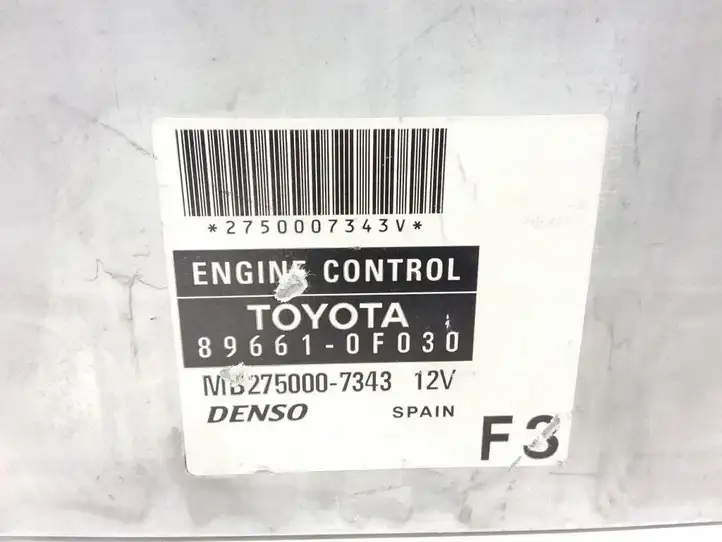 Toyota Corolla Verso AR10 (2004 - 2009) 896610F030 Блок управления двигателем (ЭБУ) — фото 3