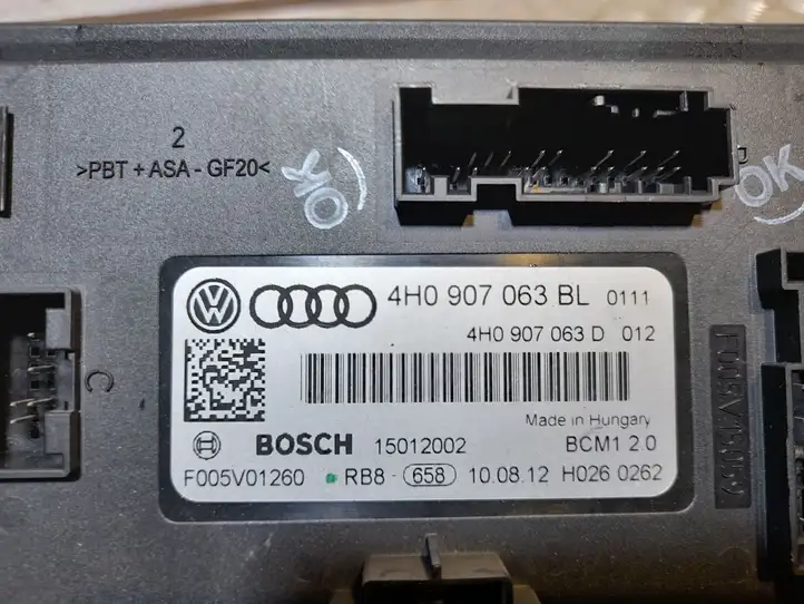 Volkswagen Touareg II (2010 - 2018) 4H0907063BL Модуль комфорта — фото 2