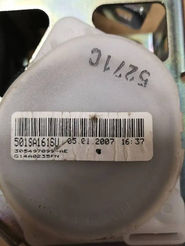 Citroen C4 I Picasso (2006 - 2013) 9654438077 Задний ремень безопасности — фото 3