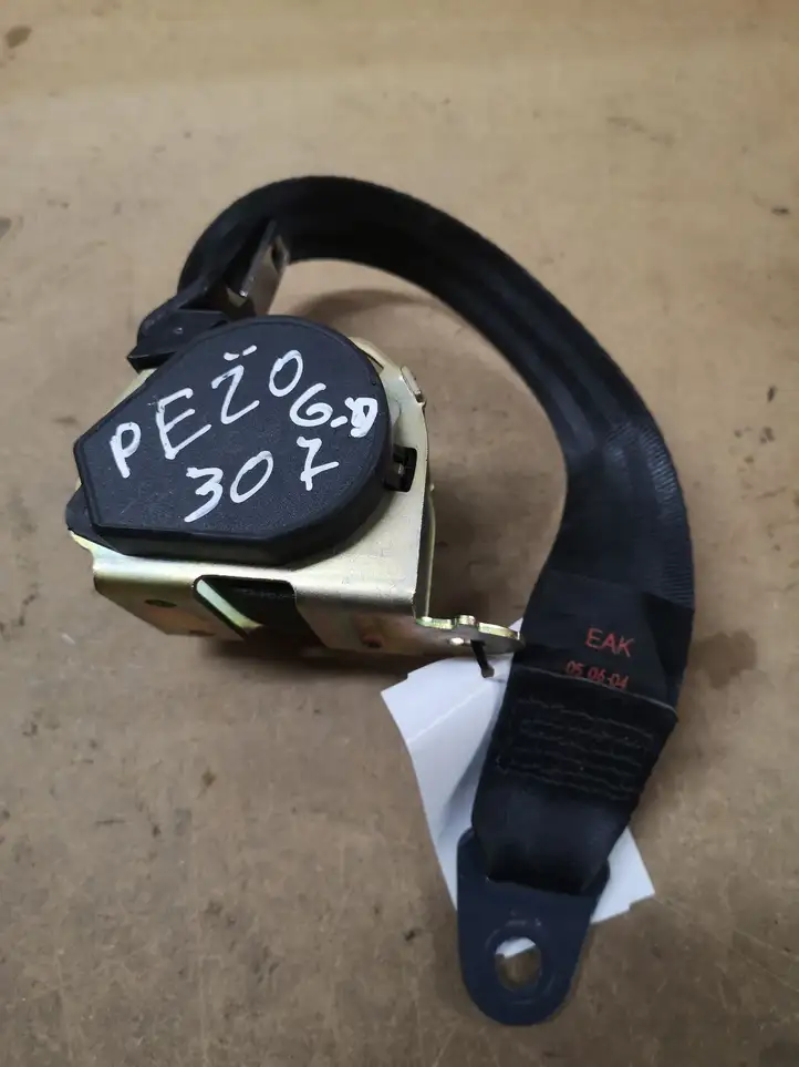 Peugeot 307 (2005 - 2008) 040060 Задний ремень безопасности — фото 1