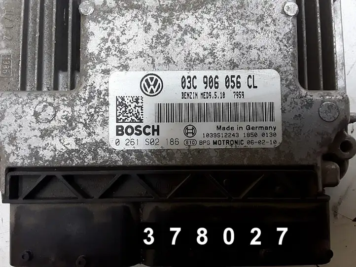 Volkswagen Golf Plus (2004 - 2008) 1600fsi 03c906056cl 0261s02186 Блок управления двигателем (ЭБУ) — фото 4