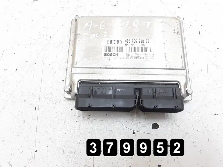 Audi A6 S6 C5 4B (2001 - 2004) 1800turbopetrol4B0906018DB0261207635 Блок управления двигателем (ЭБУ) — фото 1