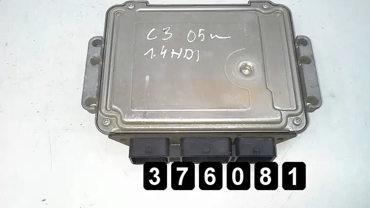 Citroen C3 (2002 - 2009) 1400hdi96585568800281011785 Блок управления двигателем (ЭБУ) — фото 2