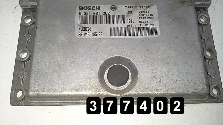 Peugeot 406 (1999 - 2006) 1900d96245195800281001262 Блок управления двигателем (ЭБУ) — фото 4