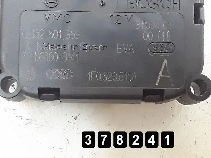 Audi A6 S6 C6 4F (2004 - 2008) 4f0820511a Двигатель задвижки потока воздуха — фото 4