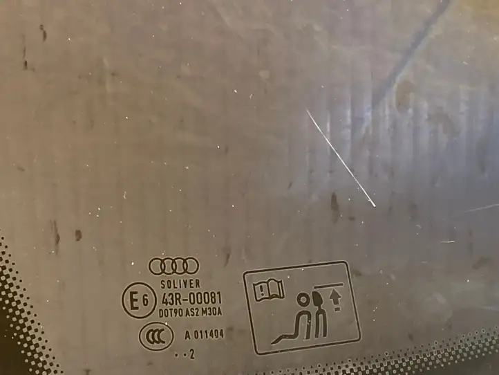 Audi A7 S7 4G (2010 - 2014) 4G8845299C Заднее боковое стекло — фото 2