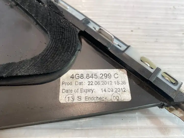 Audi A7 S7 4G (2010 - 2014) 4G8845299C Заднее боковое стекло — фото 4