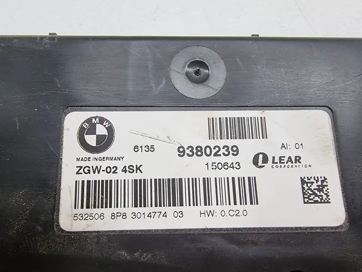BMW 5 F10 F11 (2009 - 2016) 9380239 Модуль комфорта — фото 4