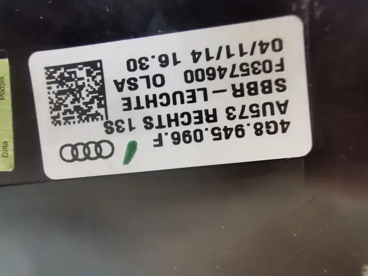 Audi A7 S7 4G (2014 - 2018) 4G8945096F Задний фонарь в кузове — фото 6