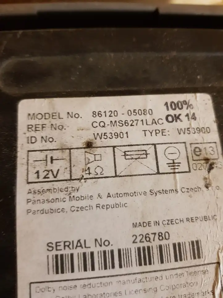 Toyota Avensis T250 (2003 - 2006) 8612005080 Магнитола / мультимедийная система — фото 4