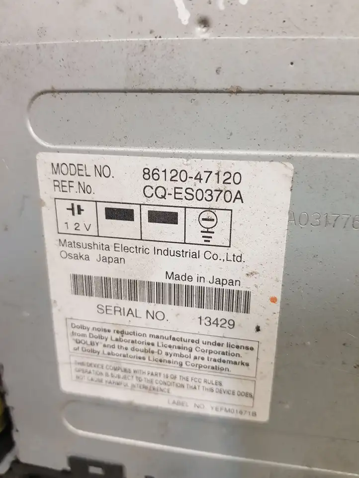 Toyota Prius (XW20) (2003 - 2009) 8612047120 Магнитола / мультимедийная система — фото 2