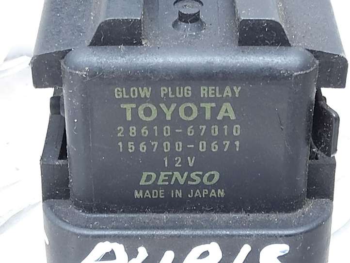 Toyota Auris 150 (2006 - 2012)  2861067010 Реле подогрева свеч
