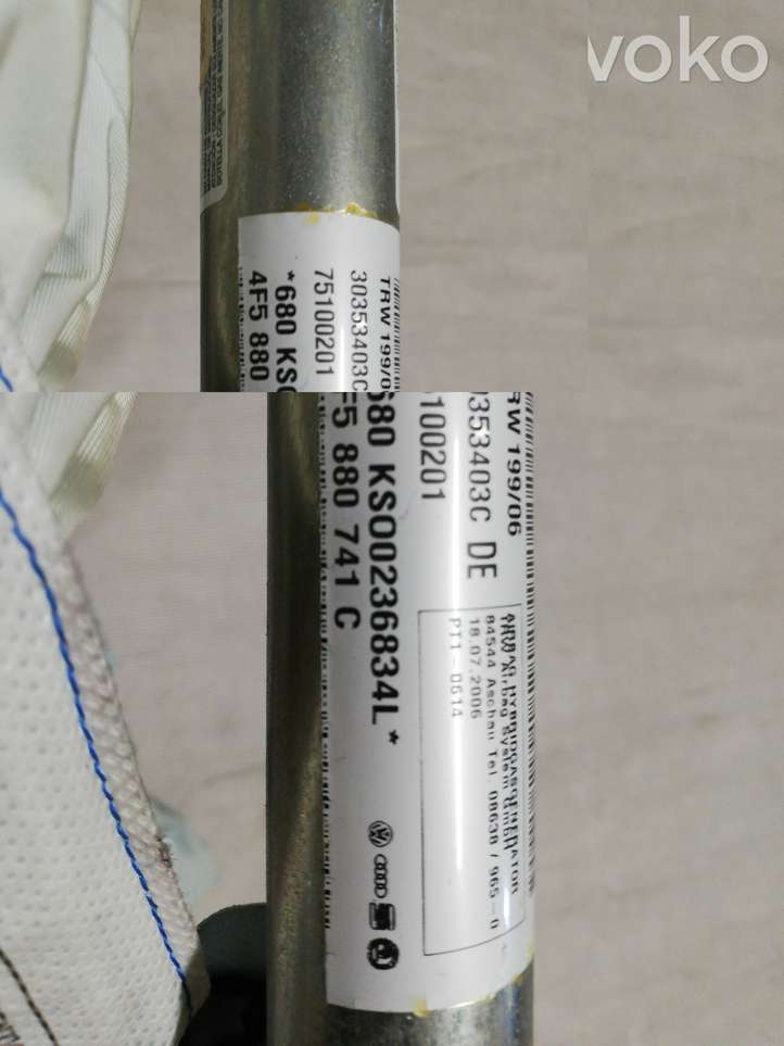 Audi A6 (2004 - 2008)  4F50880741C Звукоизоляция крыши
