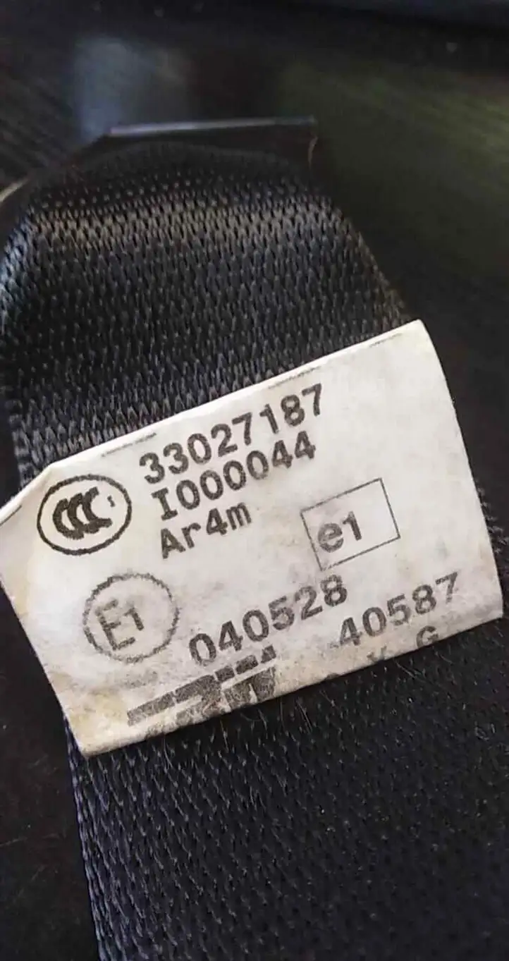 BMW 5 E60 E61 (2004 - 2010) 33027187 Задний ремень безопасности — фото 2