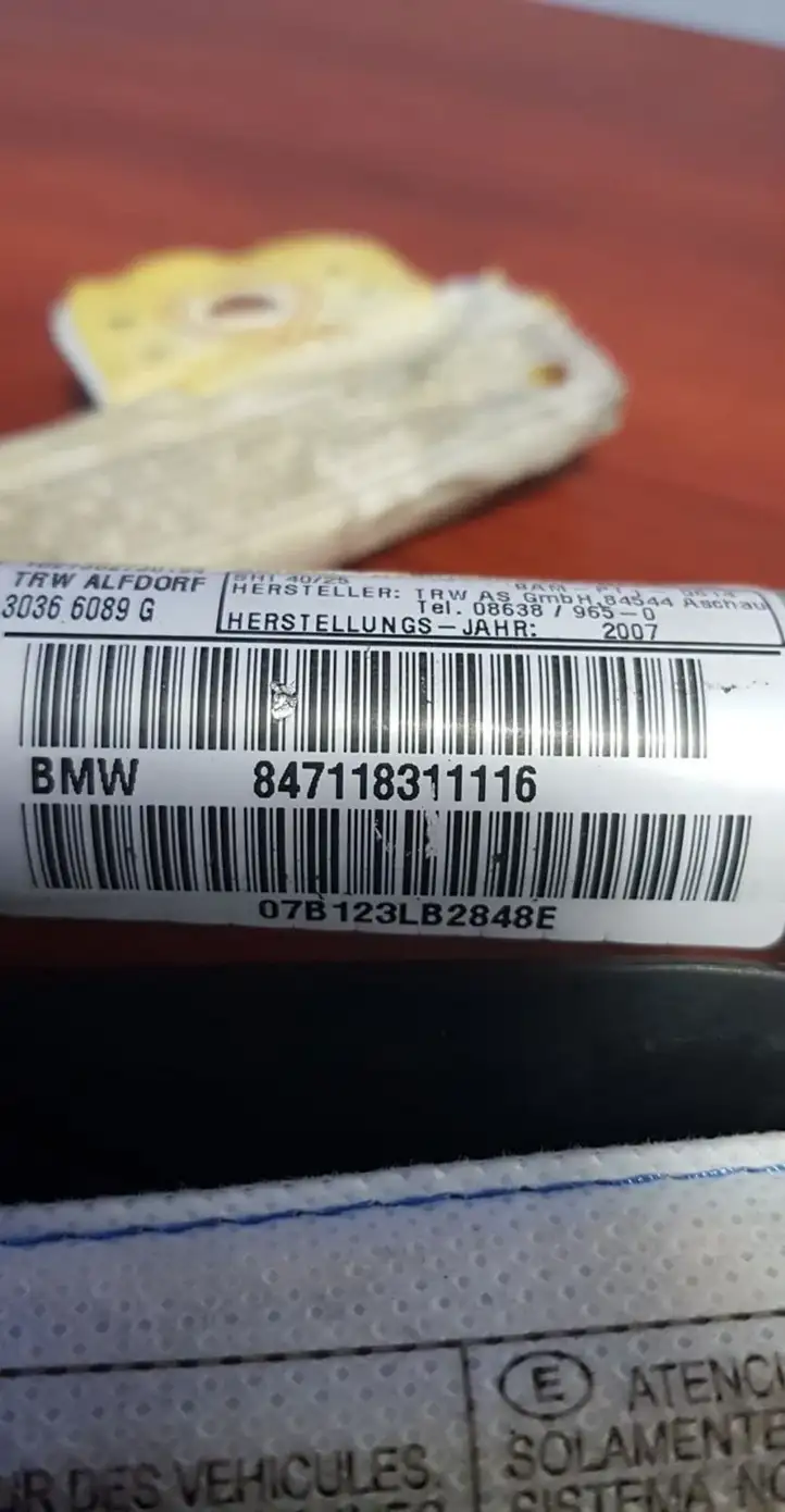 BMW 3 E92 E93 (2005 - 2014) 847118311116 Боковая подушка безопасности шторка — фото 2