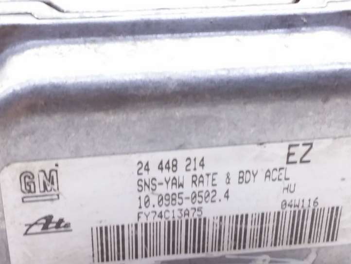Opel Astra (2004 - 2009)  24448214 Датчик ESP (системы стабильности) (датчик курсовой устойчивости))
