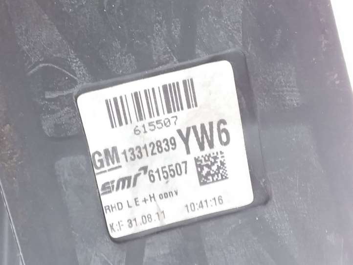 Opel Zafira (2003 - 2006)  13312839 Зеркало боковое с электрическим приводом