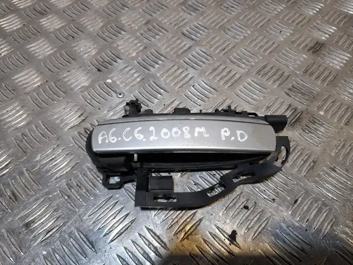 Audi A6 S6 C6 4F (2008 - 2011) 4F0837886 Наружная ручка двери — фото 1