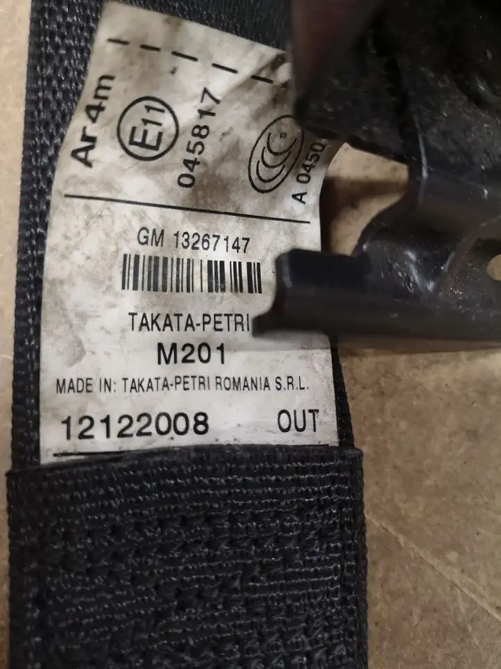 Opel Insignia A (2008 - 2017) 502XBAX1XH Задний ремень безопасности — фото 4