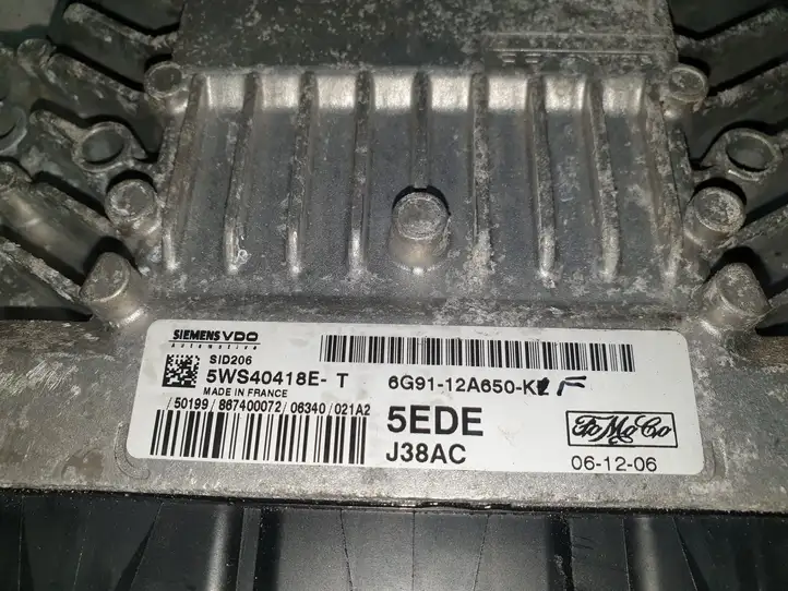 Ford Galaxy (2006 - 2010) 6G9112A650KL Блок управления двигателем (ECU) — фото 4