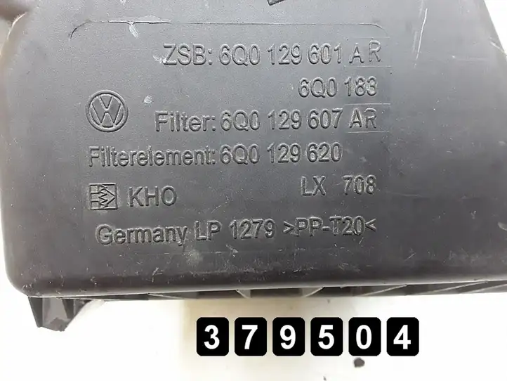 Volkswagen Polo (2001 - 2005) 1400tdi 6q0129607 Корпус воздушного фильтра — фото 5