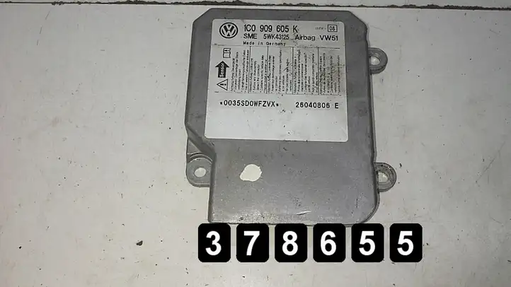 Volkswagen Polo (2001 - 2005) 1c0909605k Блок управления двигателем (ЭБУ) — фото 1