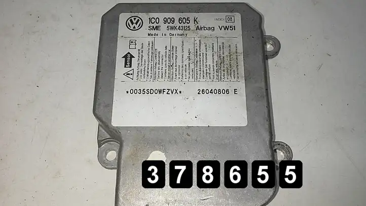 Volkswagen Polo (2001 - 2005) 1c0909605k Блок управления двигателем (ЭБУ) — фото 4