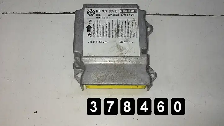 Volkswagen Touran I (2003 - 2010) uk1900tdi1t0909605d5wk43828 Блок управления двигателем (ЭБУ) — фото 1