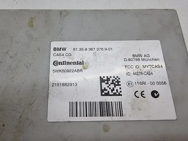 BMW 5 F10 F11 (2009 - 2016) 9367376 Модуль комфорта — фото 4