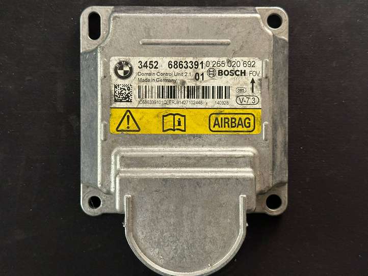 BMW 3 F30 F35 F31 (2012 - 2018)  6863391 Блок управления надувных подушек