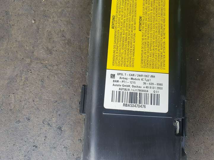 Opel Zafira (2003 - 2006)  601921401LH Звукоизоляция крыши