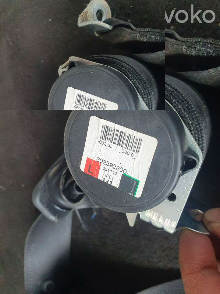 Opel Zafira (2003 - 2006)  602592300 Задний ремень безопасности