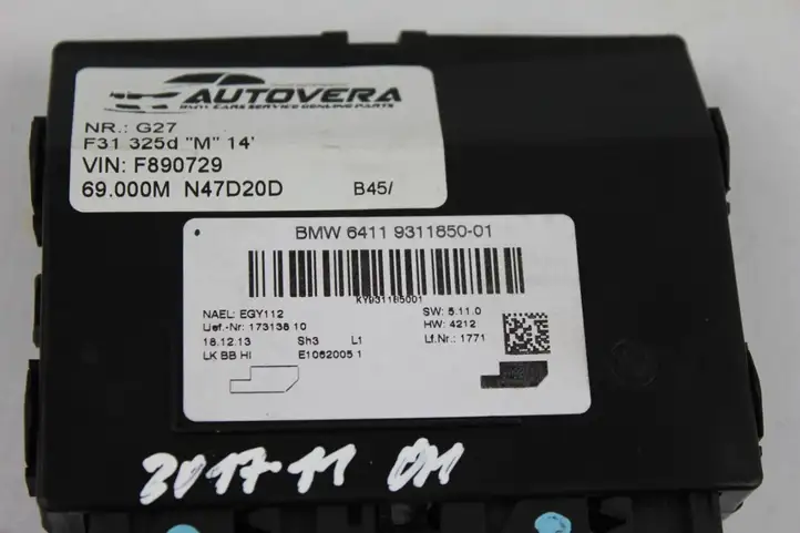 BMW 3 F30 F35 F31 (2012 - 2018) 9311850 Модуль управления кондиционером — фото 2
