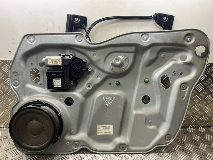 Volkswagen Caddy (2004 - 2010)  1T0837756 Передний комплект электрического механизма для подъема окна