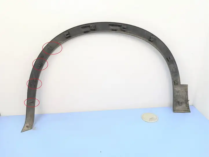 Nissan Qashqai (2010 - 2013) 63810BR01A Накладка колесной арки — фото 2