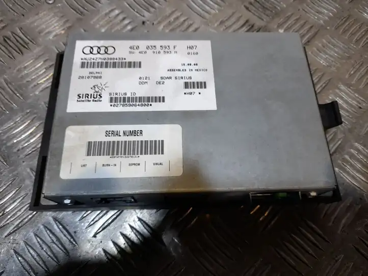 Audi A6 S6 C6 4F (2008 - 2011) 4E0035593F Контроллер мультимедийной системы — фото 1