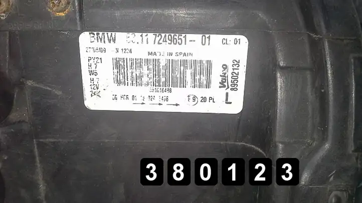 BMW 1 E81 E87 (2004 - 2011) 63117249651-01 Передняя фара — фото 6