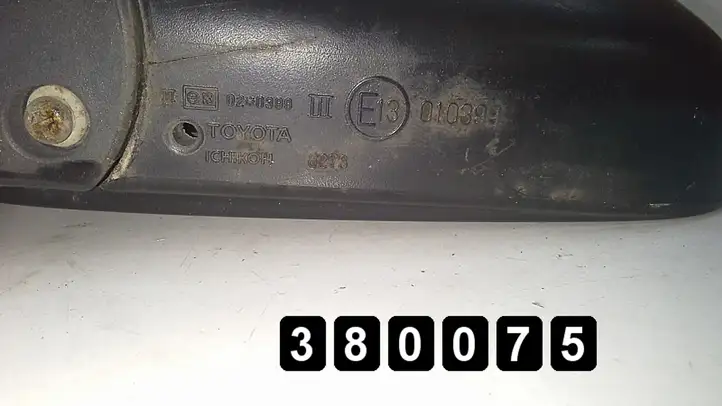 Toyota Yaris (1999 - 2003) e13010399 Боковое зеркало с электроприводом — фото 5