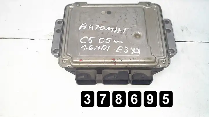 Citroen C5 (2004 - 2008) 1600hdiautomatas96568406800281011561 Блок управления двигателем (ЭБУ) — фото 2