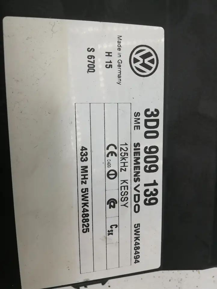 Volkswagen Touareg I (2002 - 2010) 3D0909139 Модуль комфорта — фото 3
