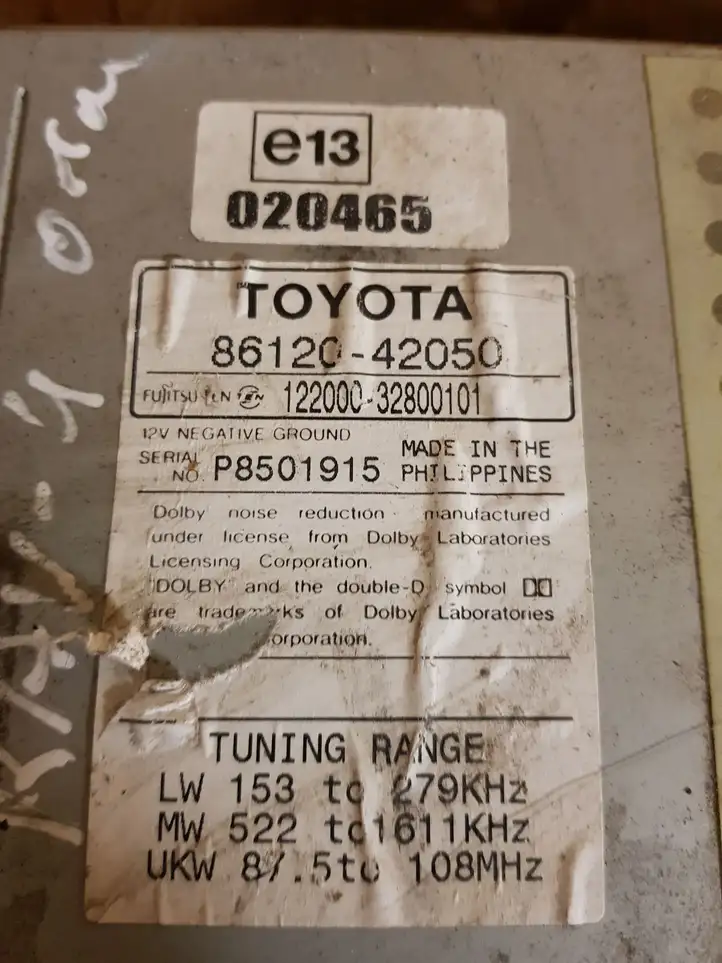 Toyota RAV 4 (XA20) (2000 - 2005) 8612042050 Магнитола / мультимедийная система — фото 3