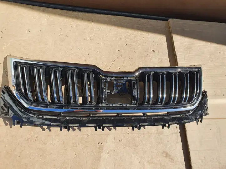 Skoda Kodiaq (2017 - ) 565853663E Верхняя решетка радиатора — фото 1