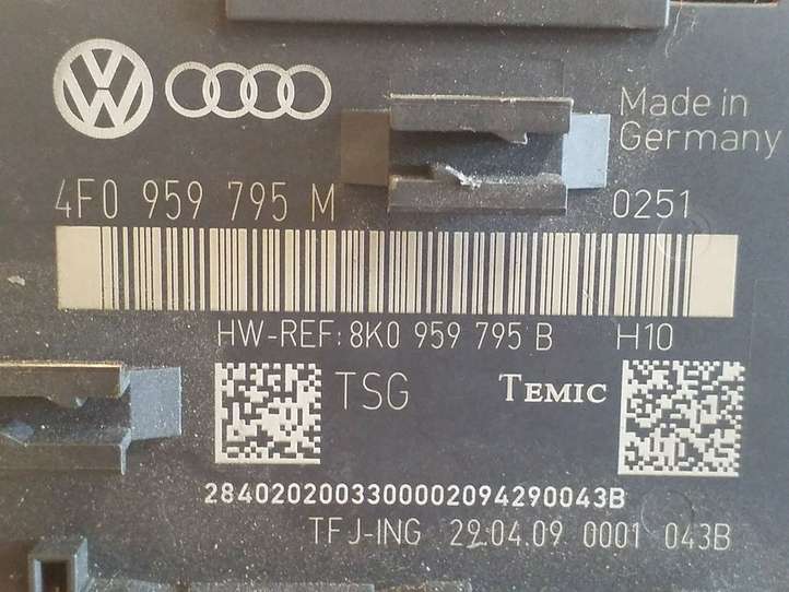 Audi Q5 (2008 - 2012)  4F0959795M Блок управления дверью